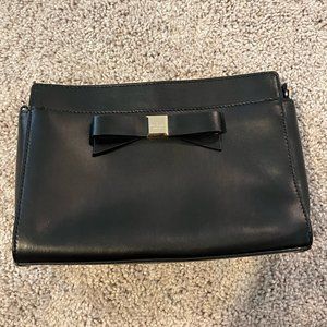 Kate Spade Beacon Court Black Patent Leather Bow Crossbody
